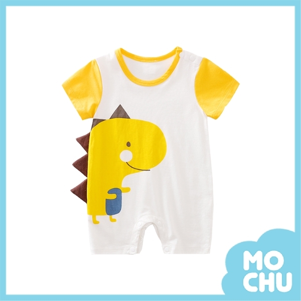 尖角恐龍短袖連身衣(兩款)