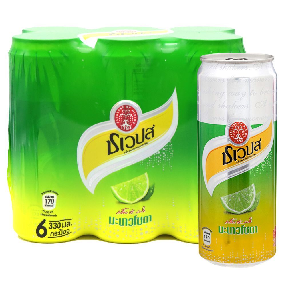 泰國玉泉青檸梳打 330ml x 6罐
