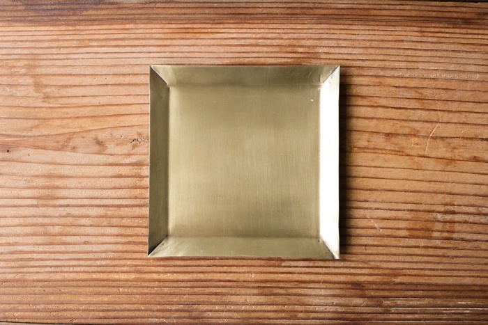 fog-黃銅正方形置物盤