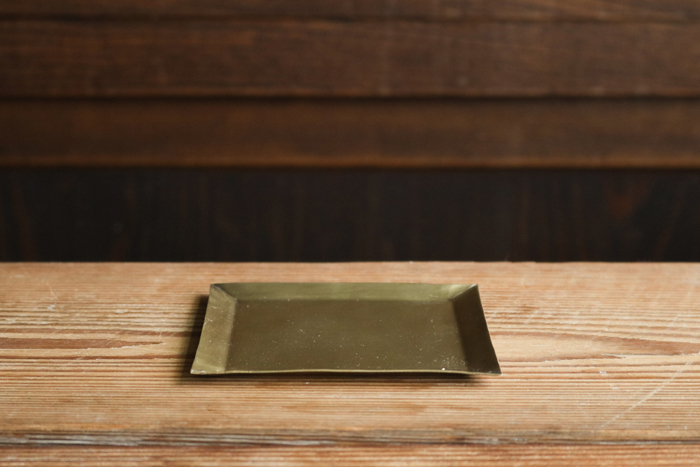 fog-黃銅正方形置物盤