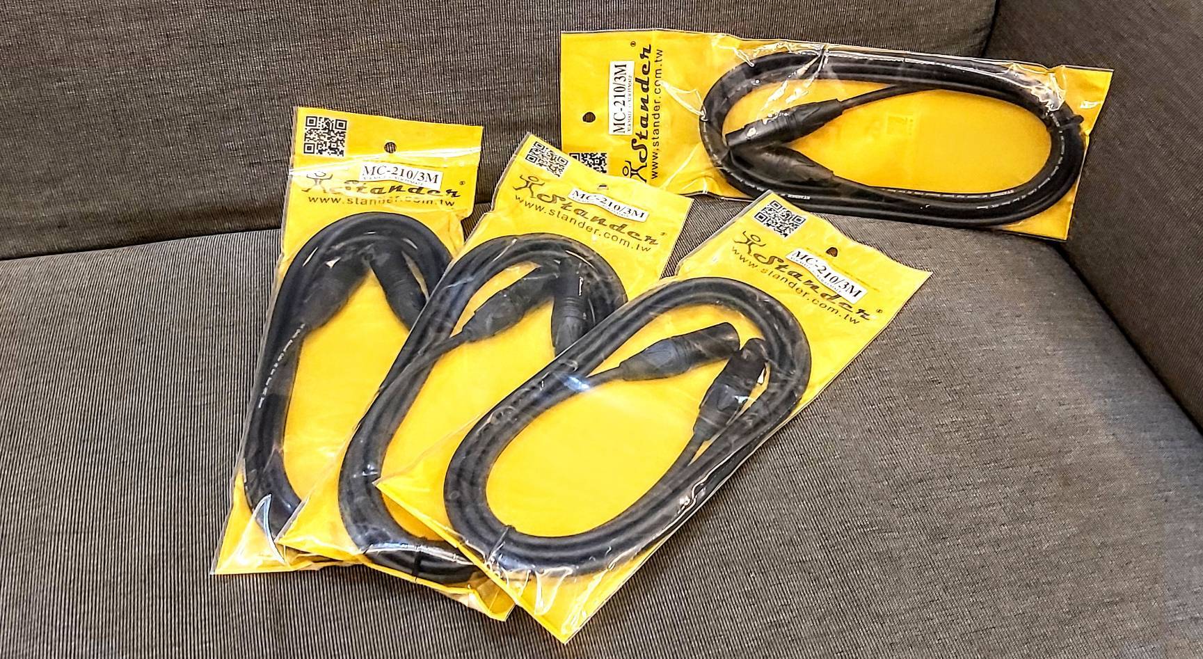 Stander MC-210/3M 麥克風線 XLR(母)-XLR(公)  3公尺