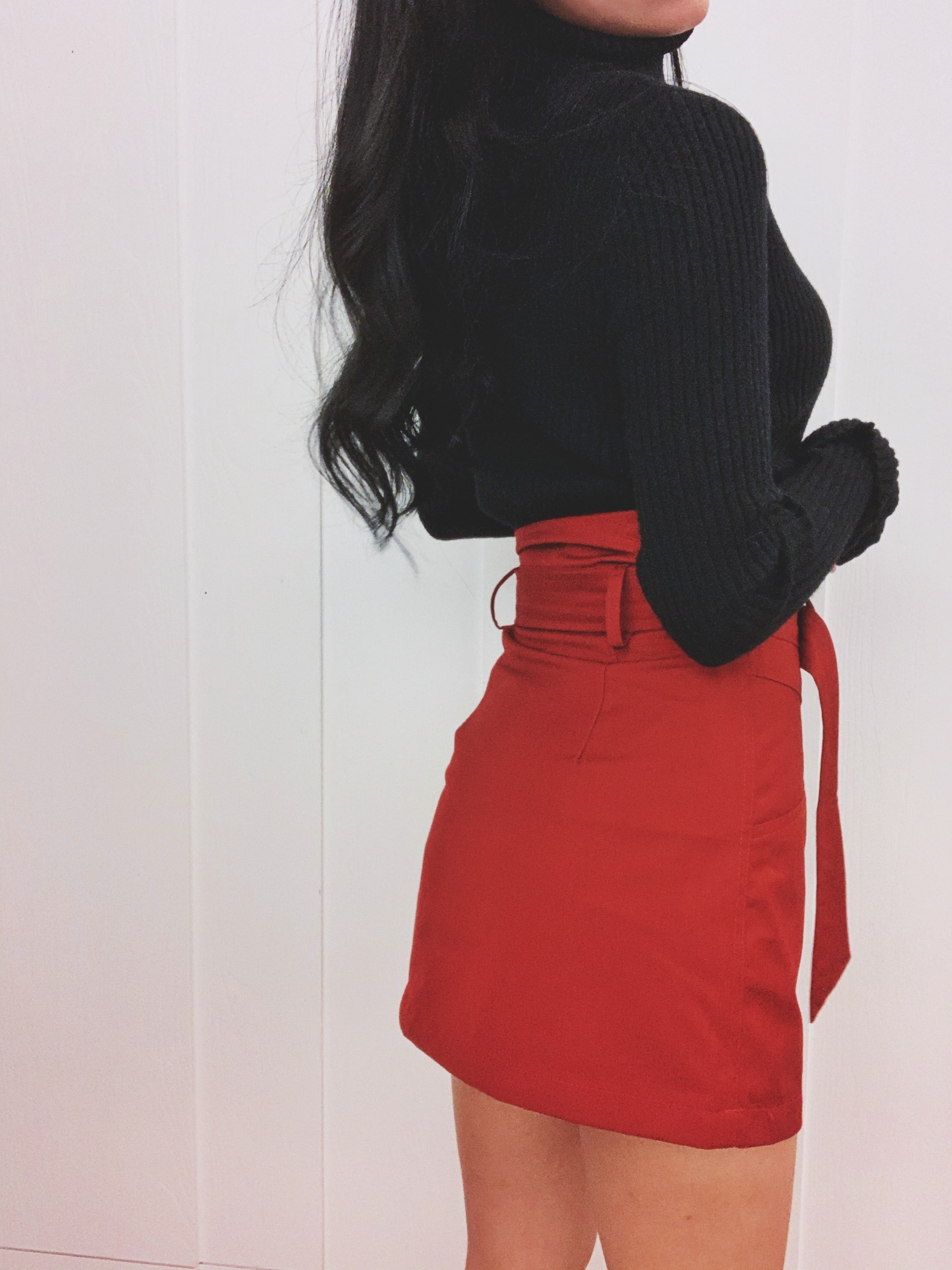 Motown 摩登女孩 百搭高腰短裙