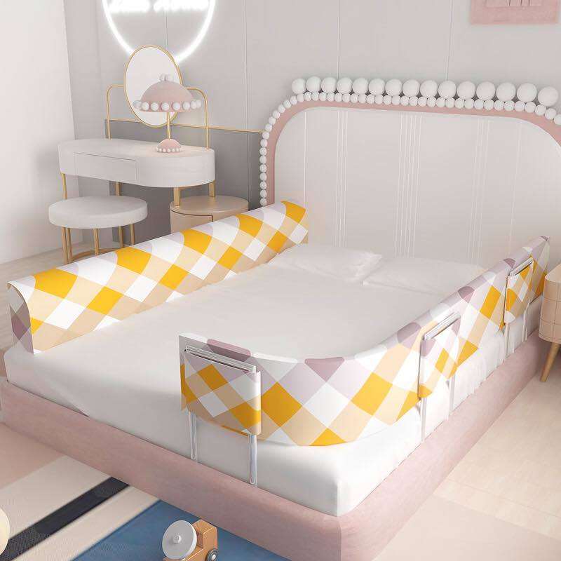 格子軟軟支架床圍