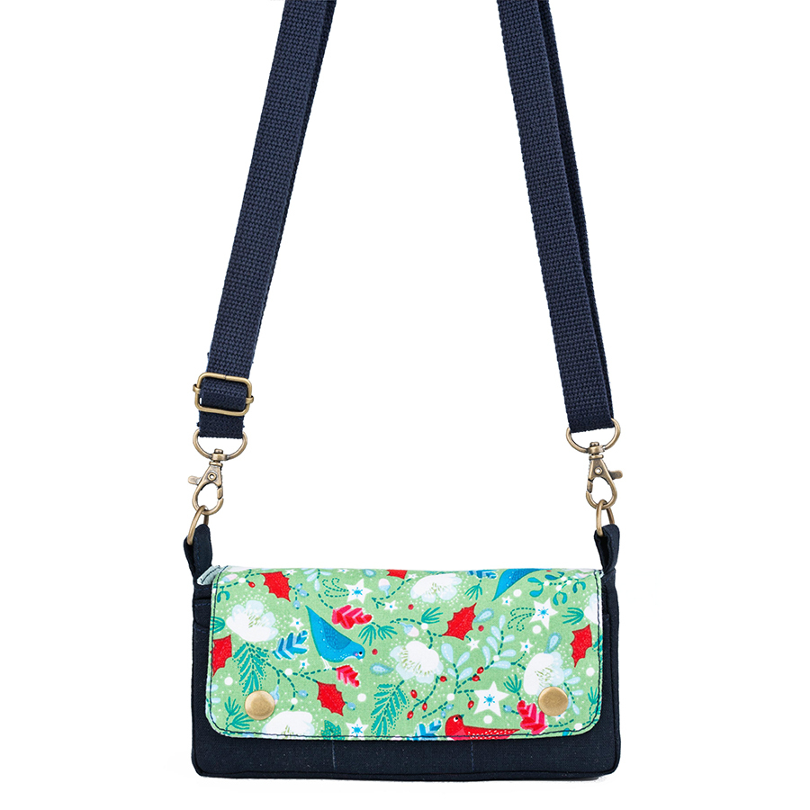 digital pattern Multi-function Crossbody Bag / Waist Bag Convertible