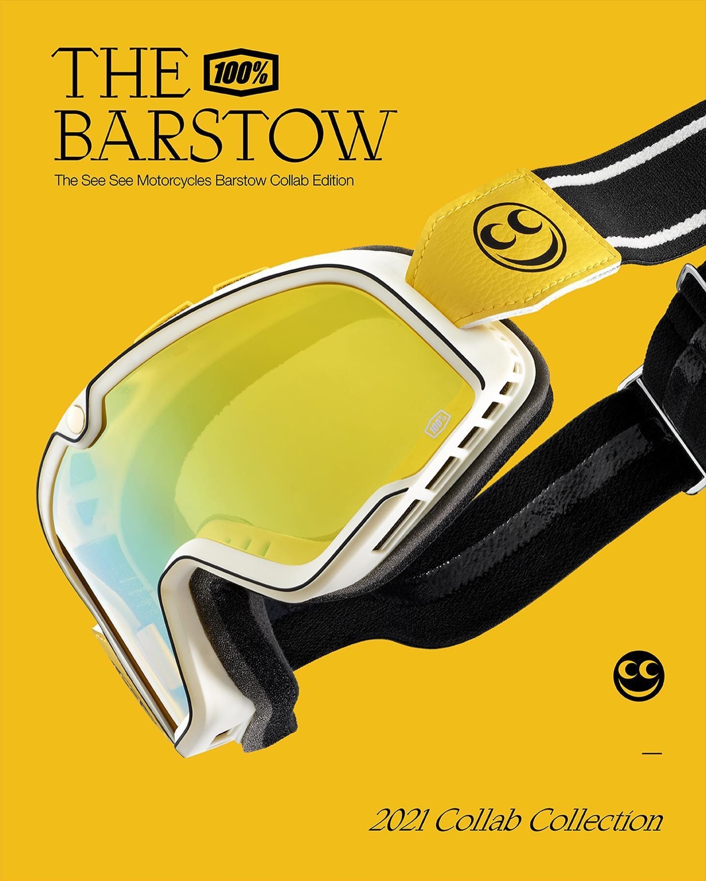 RIDE 100% BARSTOW SEE SEE 聯名款 黃片 個性 風鏡