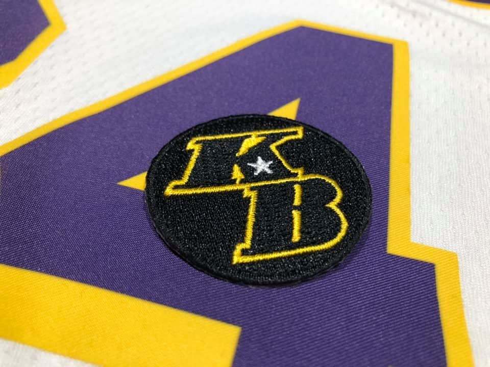 NBA紀念章 Los Angeles Lakers Kobe Bryant KB 章 2019-20 湖人球衣專用 官方正品 全新