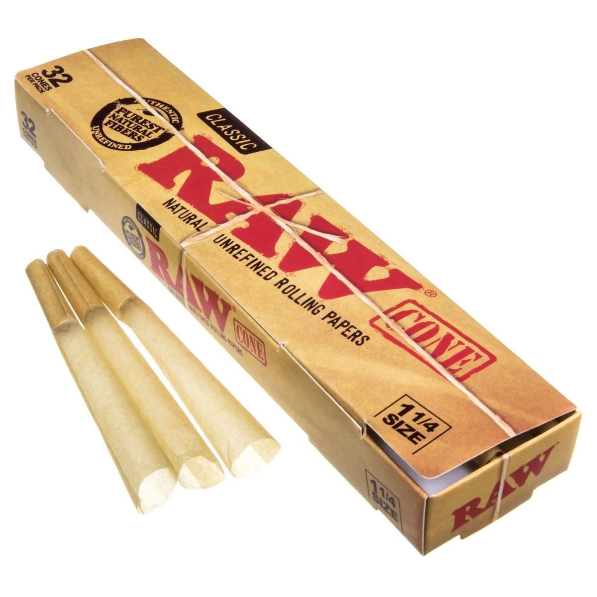 🇪🇸RAW - Classic Pre-Rolled Cones 預捲筒 （32pc）