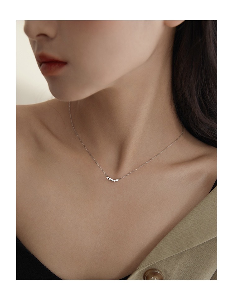 精緻純銀鎖骨項鍊