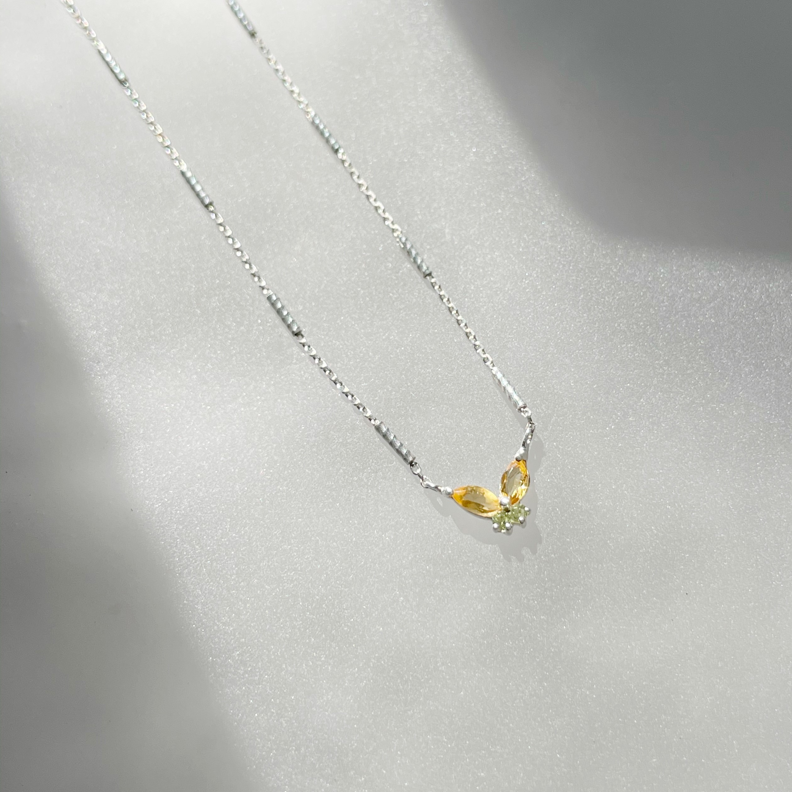 波瑟芬蝴蝶Lime項鍊