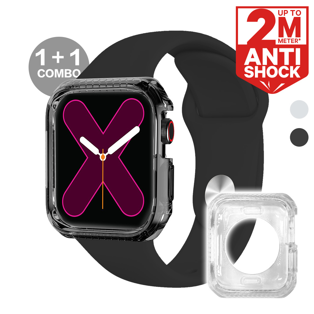 ITSKINS Apple Watch 7/SE/6/5/4 (45/44mm) SPECTRUM CLEAR﻿-防摔保護殼