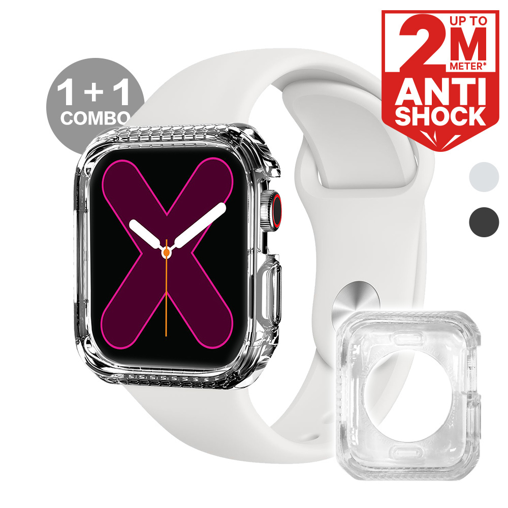 ITSKINS Apple Watch 7/SE/6/5/4 (45/44mm) SPECTRUM CLEAR﻿-防摔保護殼