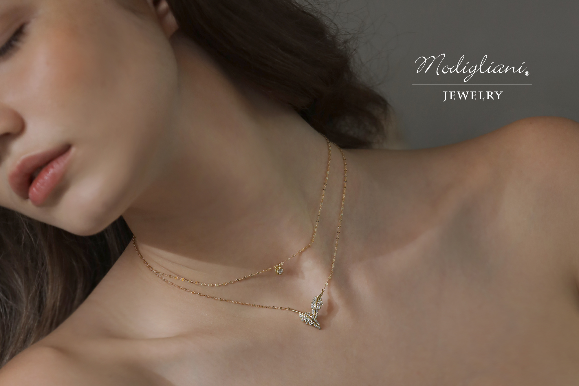 情人金葉雙層項鍊