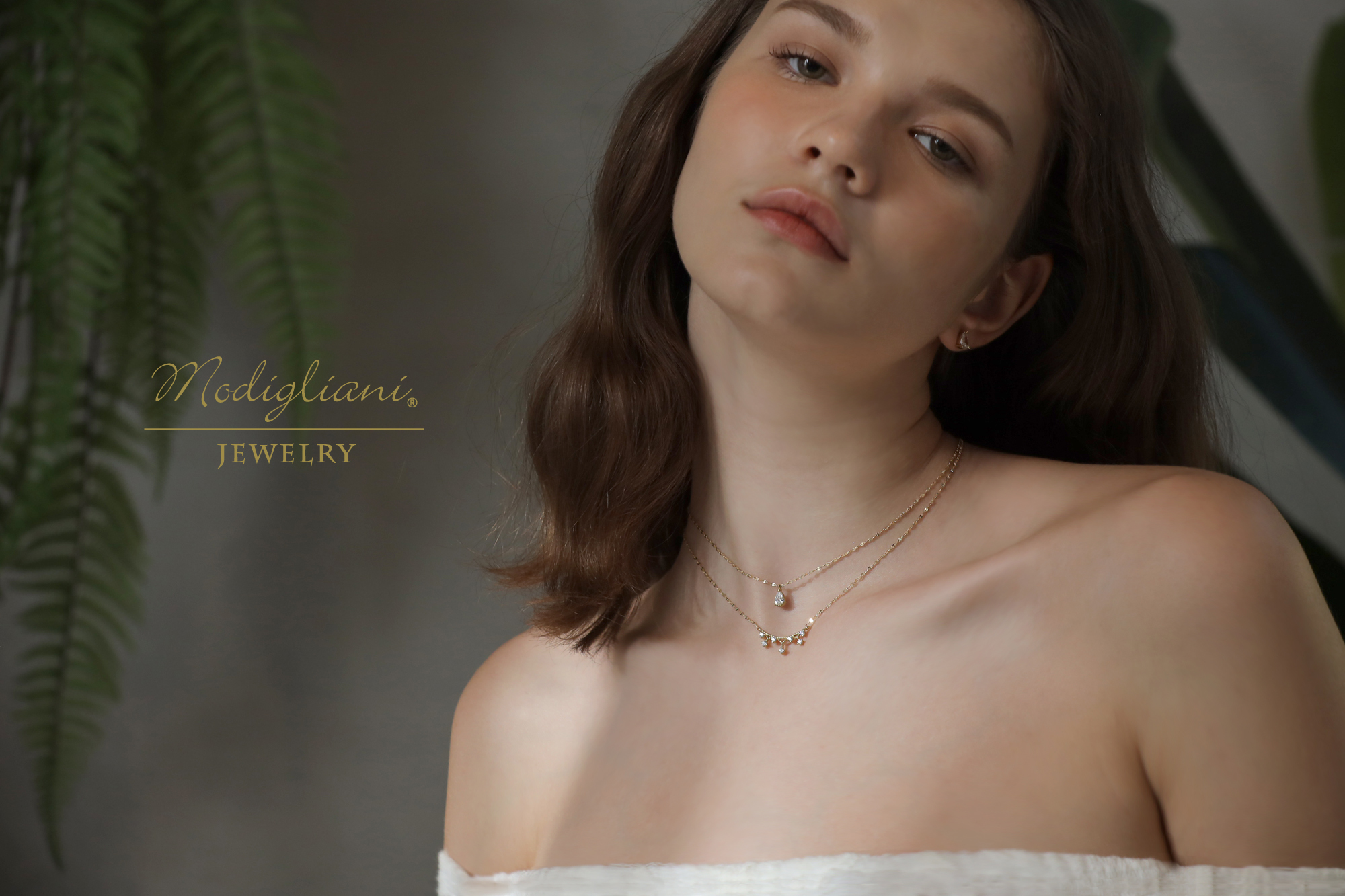 黃銅飾品,黃銅,氣質,仙女,雙層項鍊,項鍊,小巧,鋯石