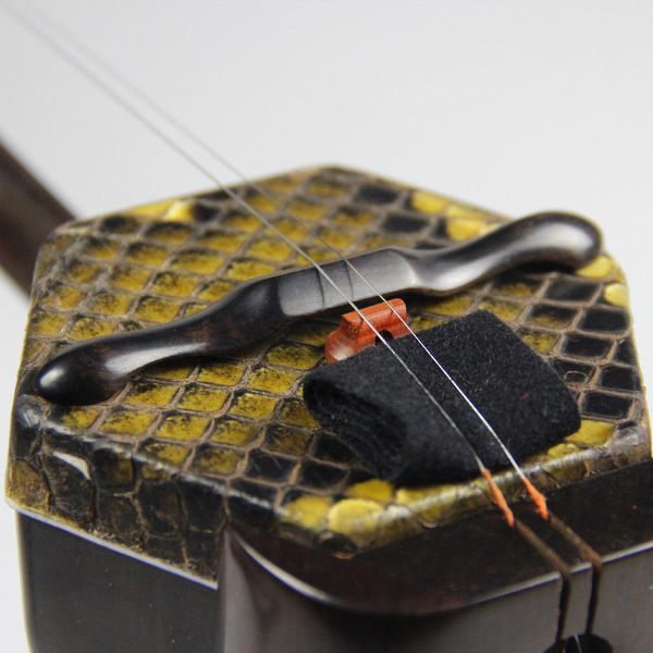 34-G929 紫檀 /34-G930 黑檀二胡護琴碼 琴皮減壓 弱音器