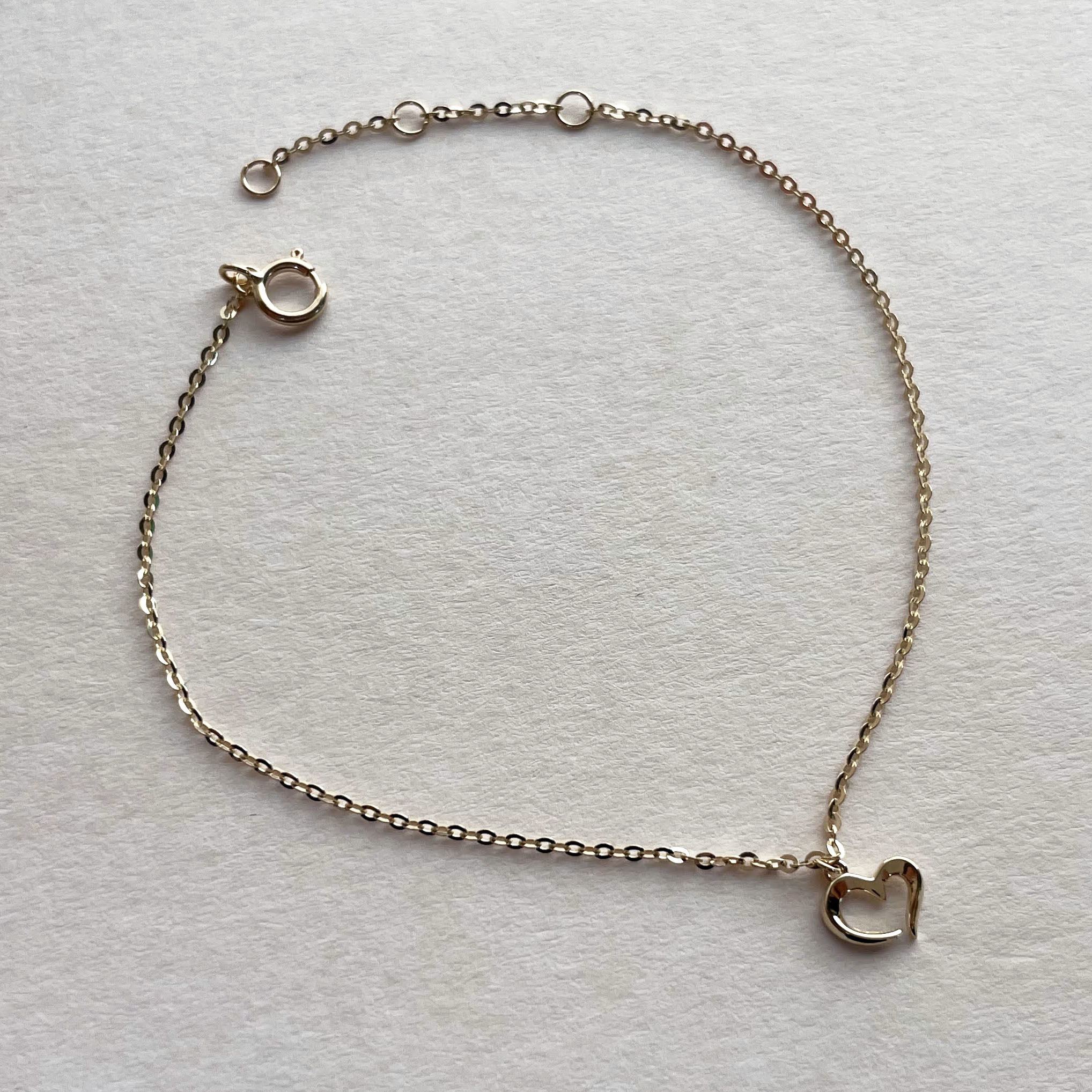 K10 / 心心相印素面手鍊