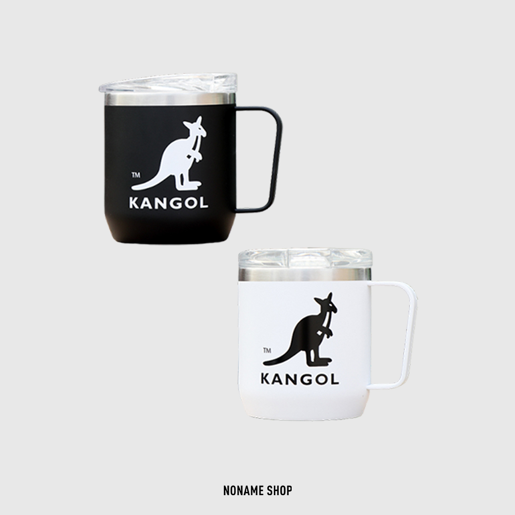 <<錯過哭哭‼️現貨超低價>> KANGOL 英國 袋鼠 不鏽鋼 杯子 兩色
