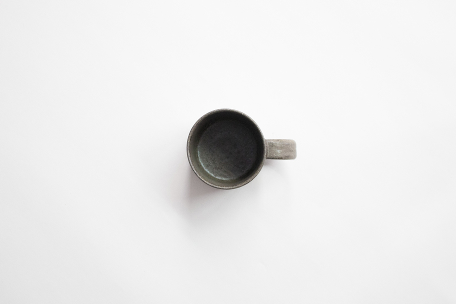 青人窯-咖啡杯   柿灰釉 (灰)