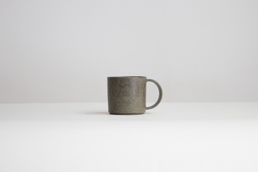 青人窯-咖啡杯   柿灰釉 (灰)