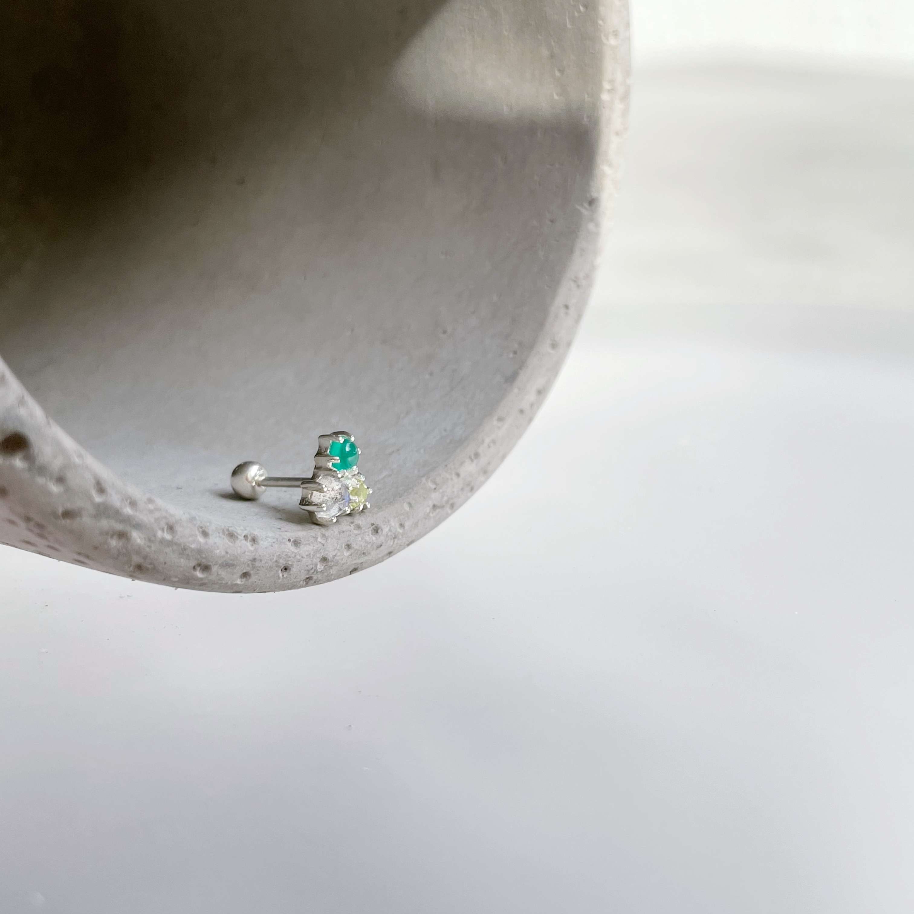 Blossom Green轉珠耳環