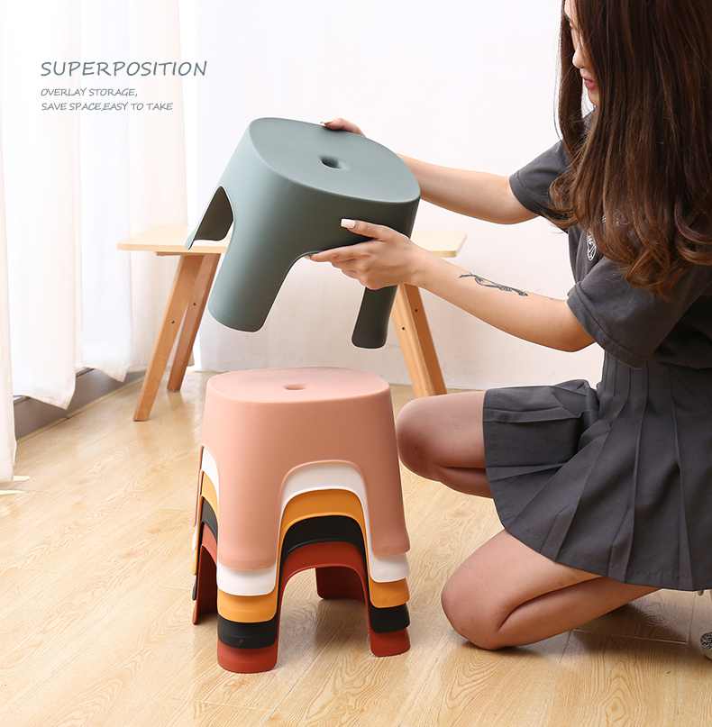 糖果色系繽紛小椅凳