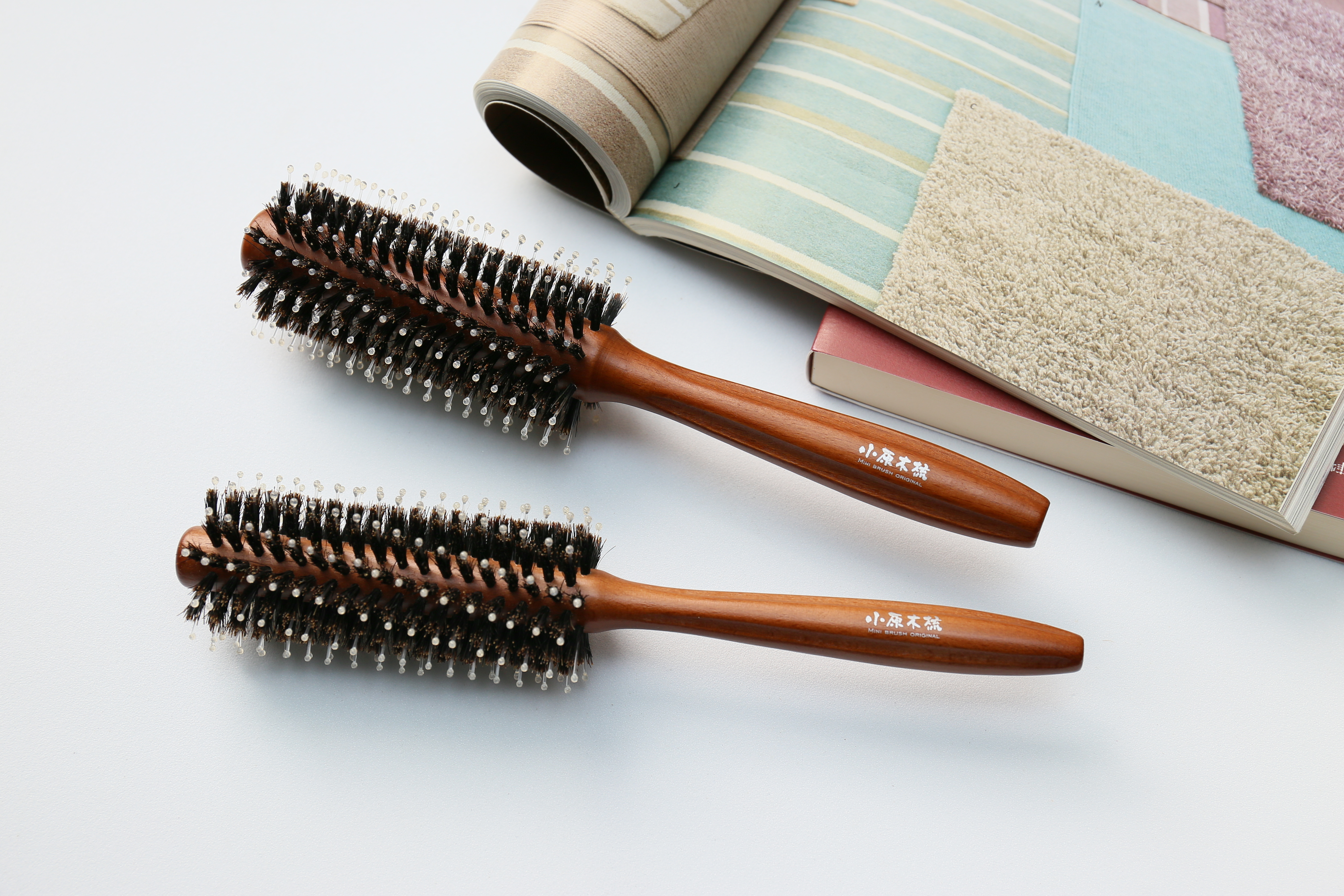 【小原木梳】新款特級豬鬃圓梳-(熱賣圓梳)