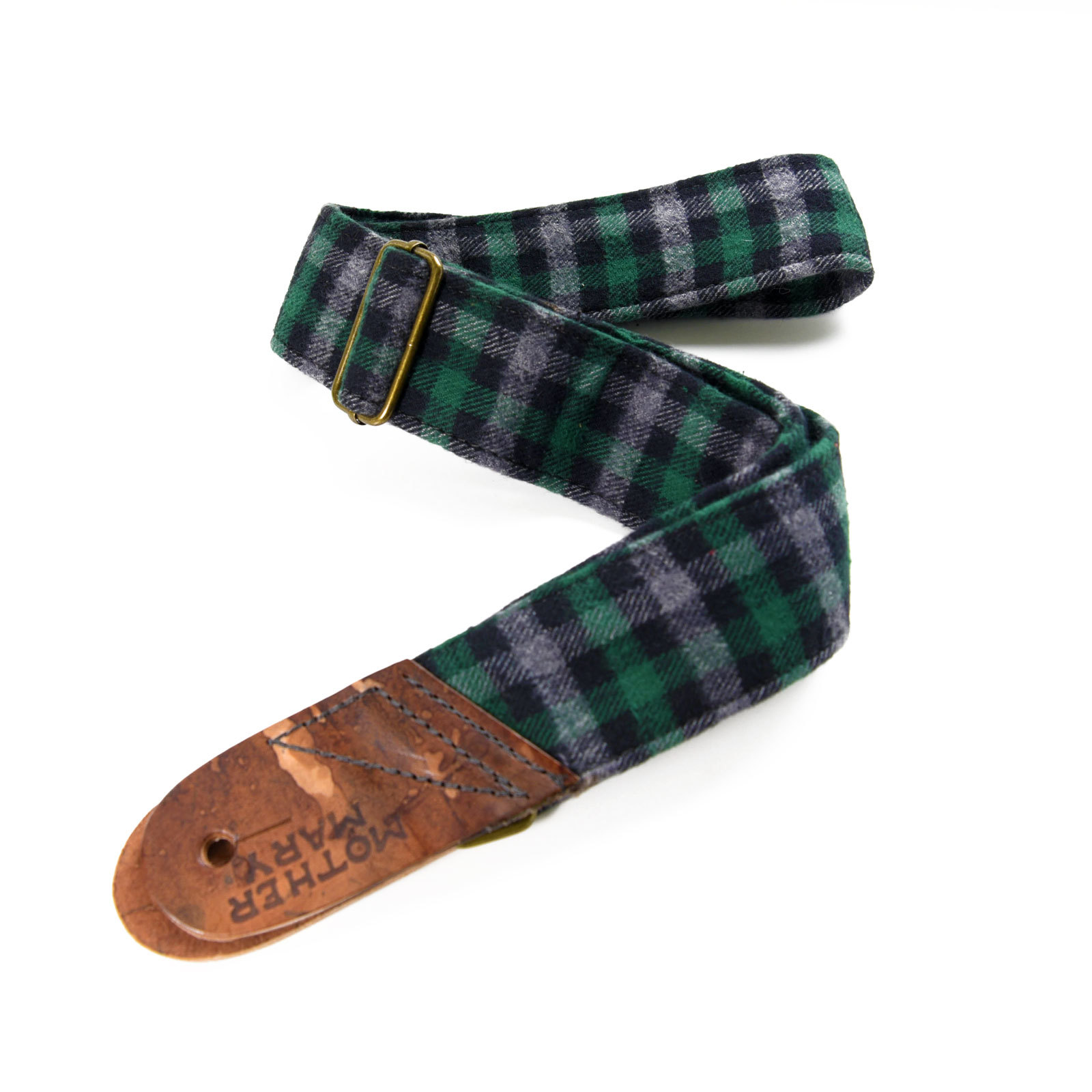 MOTHER MARY 01-000046 吉他背帶 綠格紋