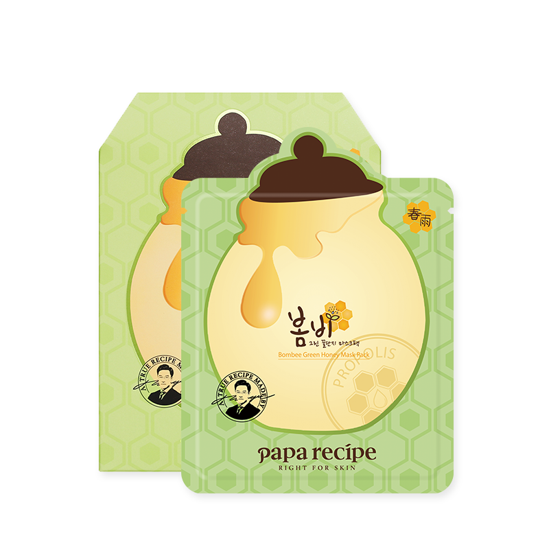 Papa Recipe Bombee Green Honey Mask Pack [10PCS]