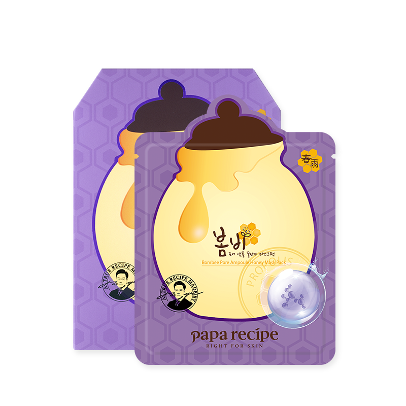 Papa Recipe Bombee Pore Ampoule Honey Mask Pack [10PCS]