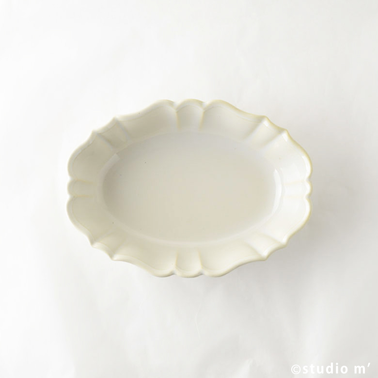 STUDIO M'-RAKOTT KRUMPLI貝殼焗烤皿L/白