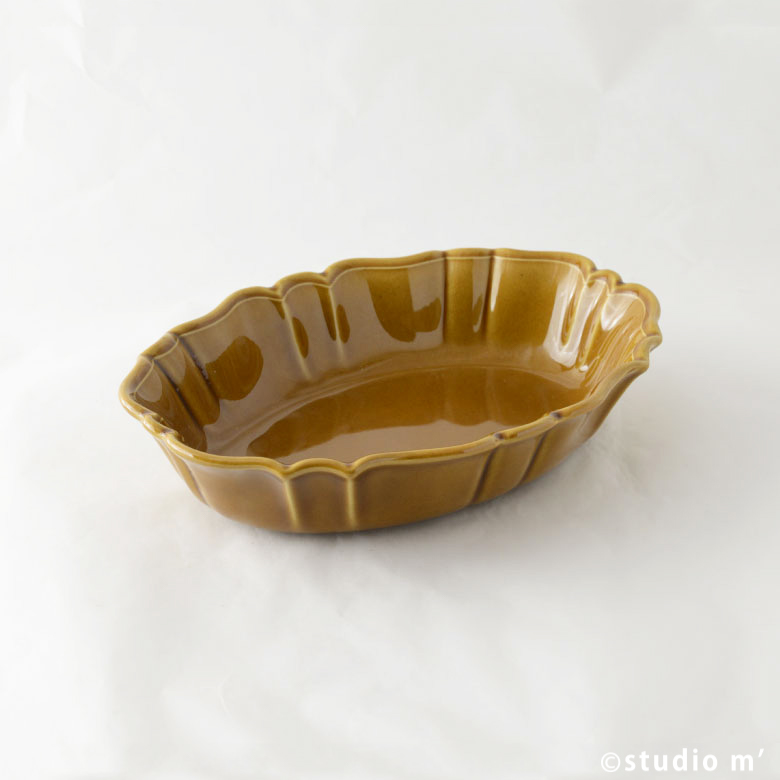 STUDIO M'-RAKOTT KRUMPLI貝殼焗烤皿L/焦糖