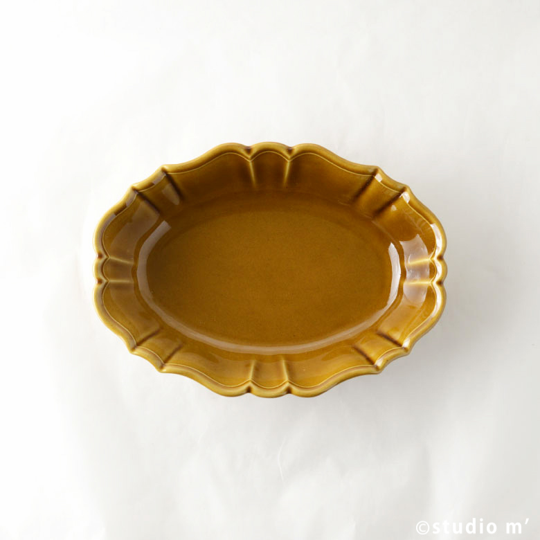 STUDIO M'-RAKOTT KRUMPLI貝殼焗烤皿L/焦糖