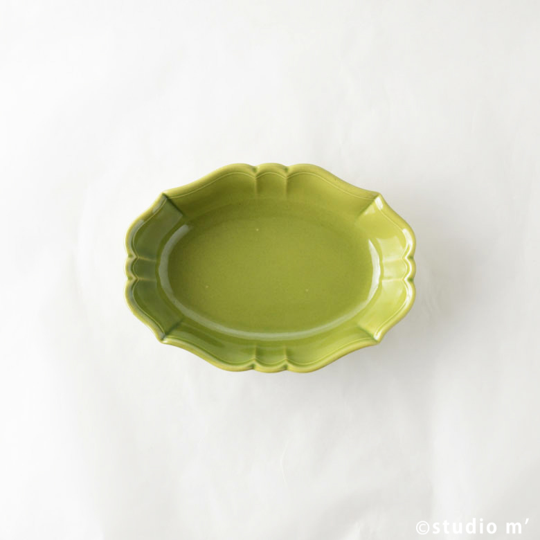 STUDIO M'-RAKOTT KRUMPLI貝殼焗烤皿S//綠