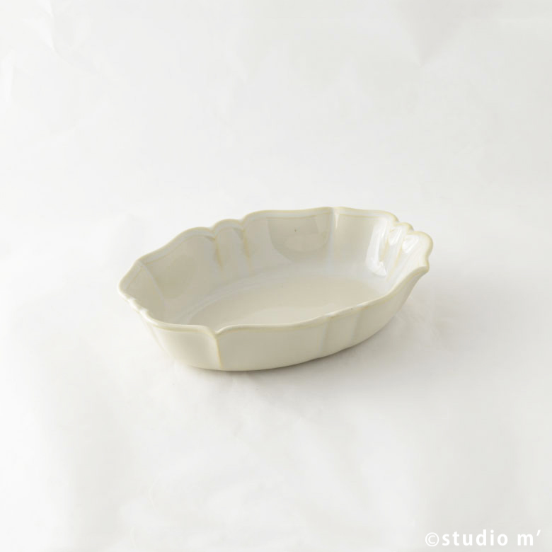 STUDIO M'-RAKOTT KRUMPLI貝殼焗烤皿S/白