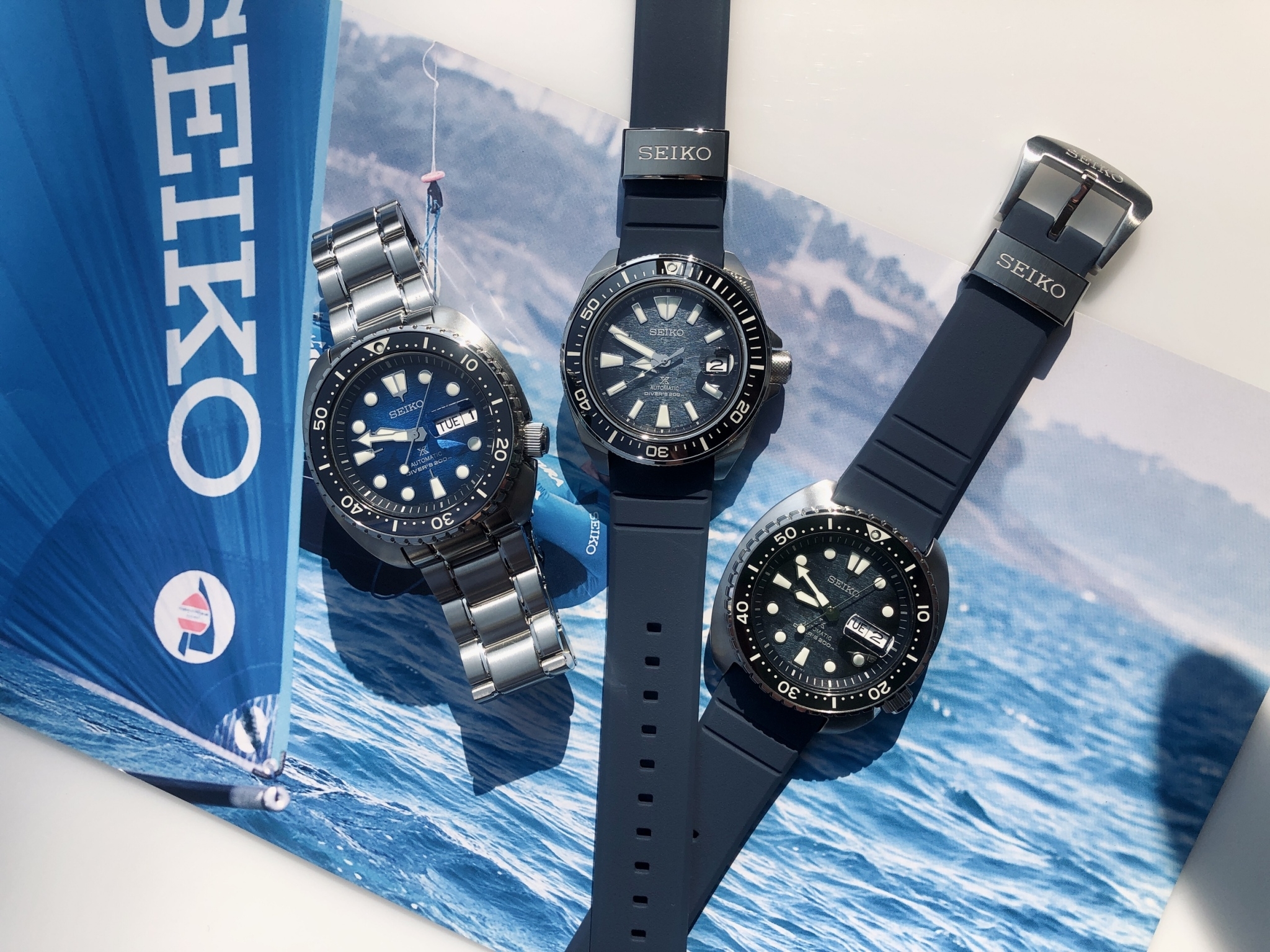 【SEIKO】PROSPEX 潛水魟魚系列 藍色系不鏽鋼/膠質帶機械錶 4R35-03W0H / 4R36-06Z0H  / 4R36-06Z0U 45mm 現代鐘錶