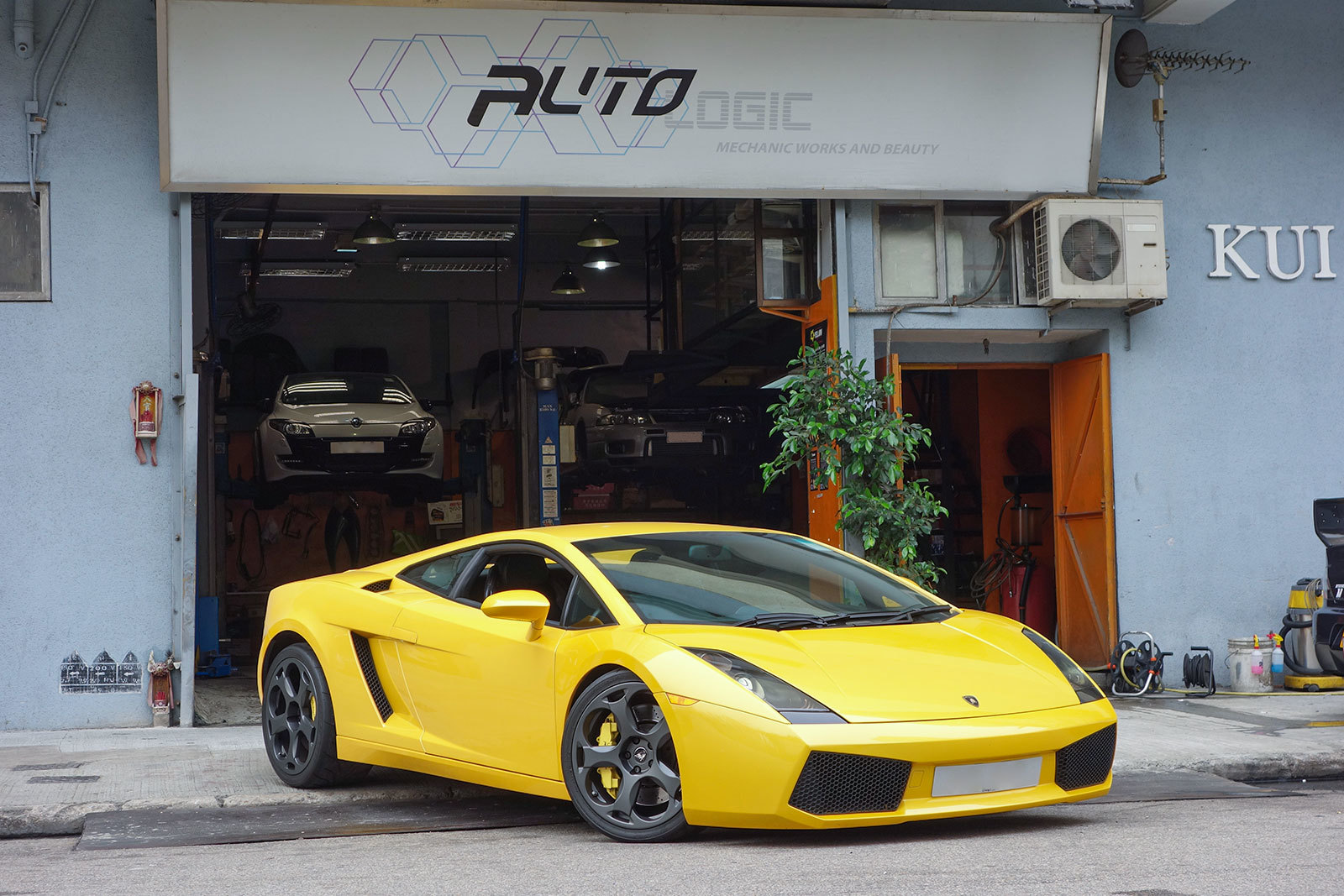 lamborghini gallardo yellow auto logic hong kong tuen mun