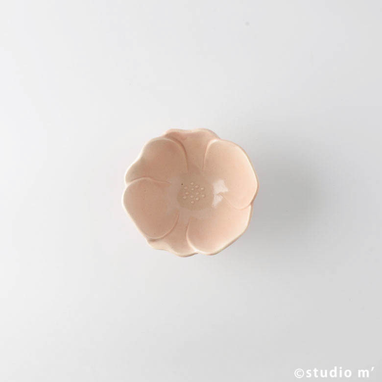 STUDIO M'-SAZANKA山茶花 4吋小缽/粉