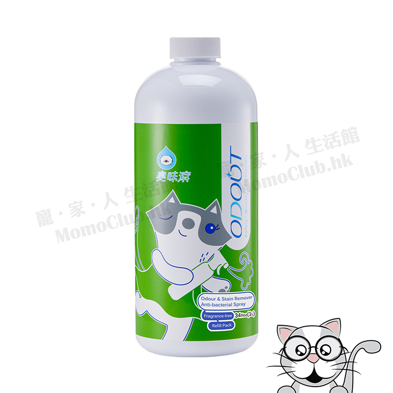 臭味滾 - 除臭/抑菌噴霧 (補充瓶) 1L [貓用]