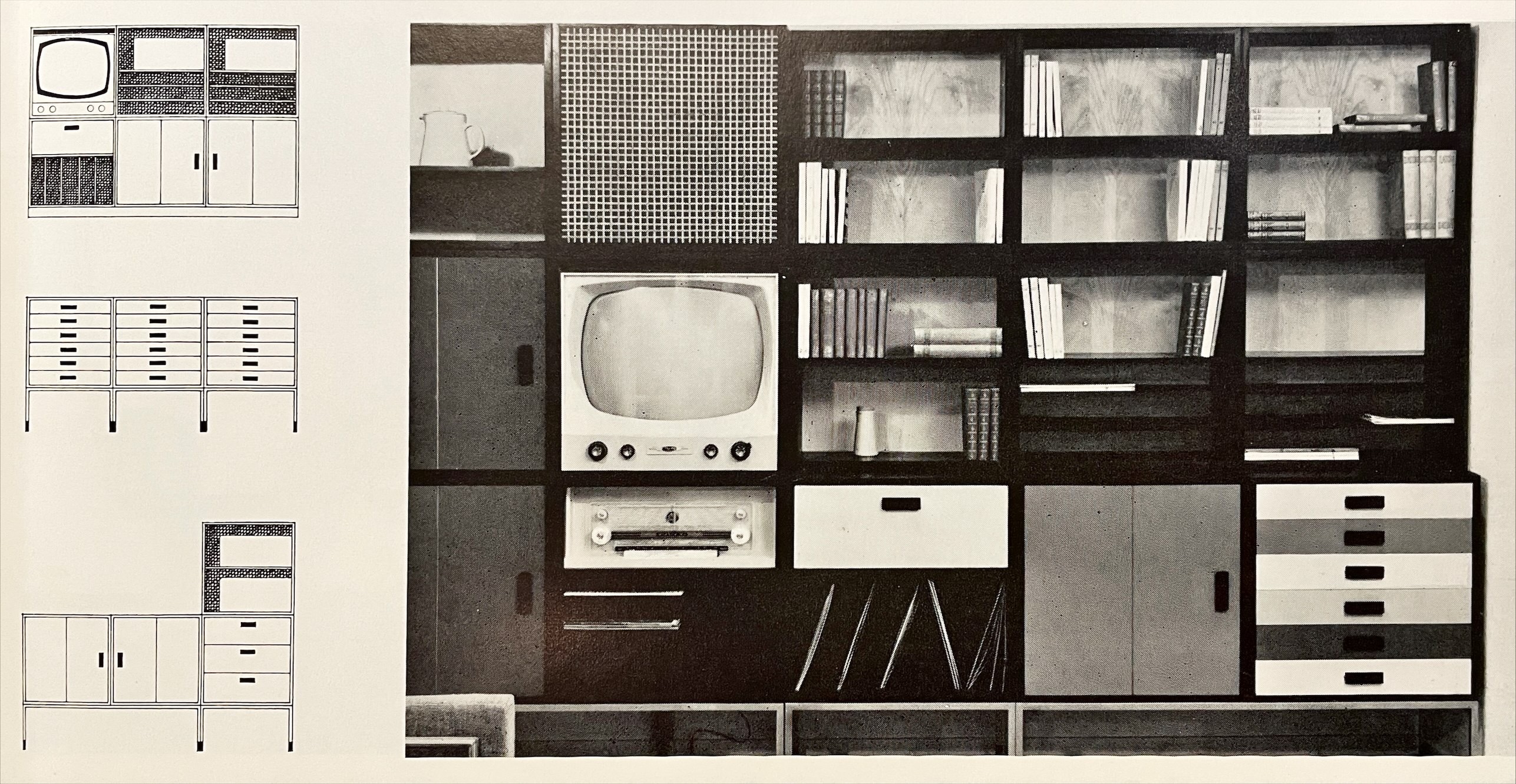 Combi-Møblerne系統櫃 /  Aage Hermann Olsen