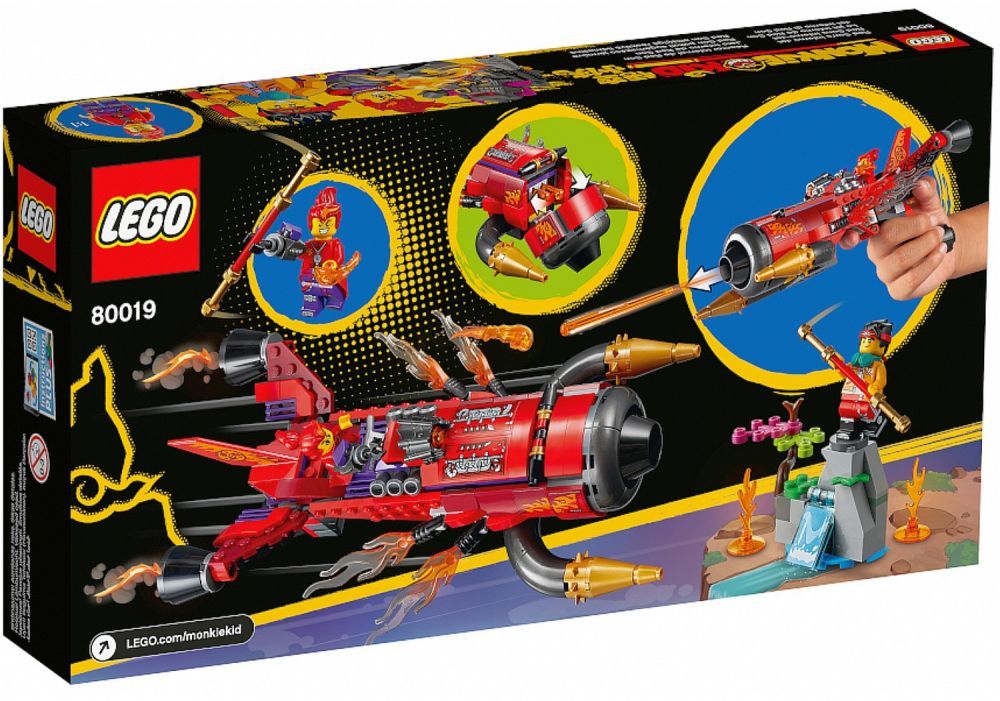 LEGO Monkie Kid 80019 : Red Son’s Inferno Jet