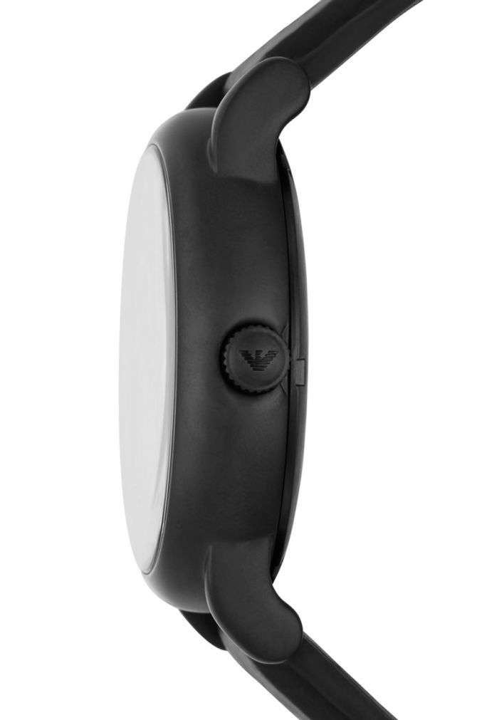 萬年鐘錶 - ARMANI  老鷹裸空錶面機械男錶 AR60032  錶徑42MM