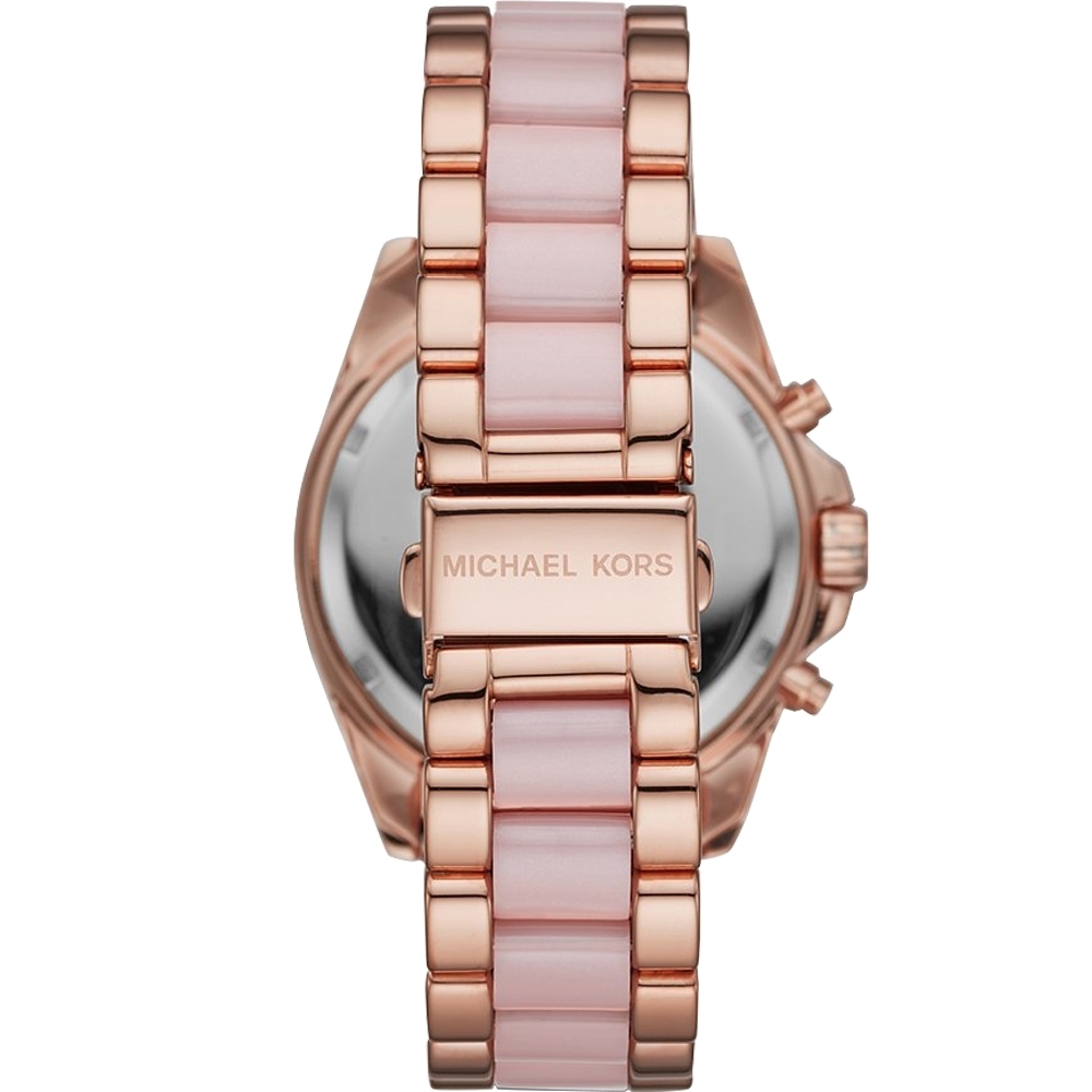 萬年鐘錶 - Michael Kors /  MK女錶  三眼珍珠母貝面盤女錶 MK6830  錶徑43MM