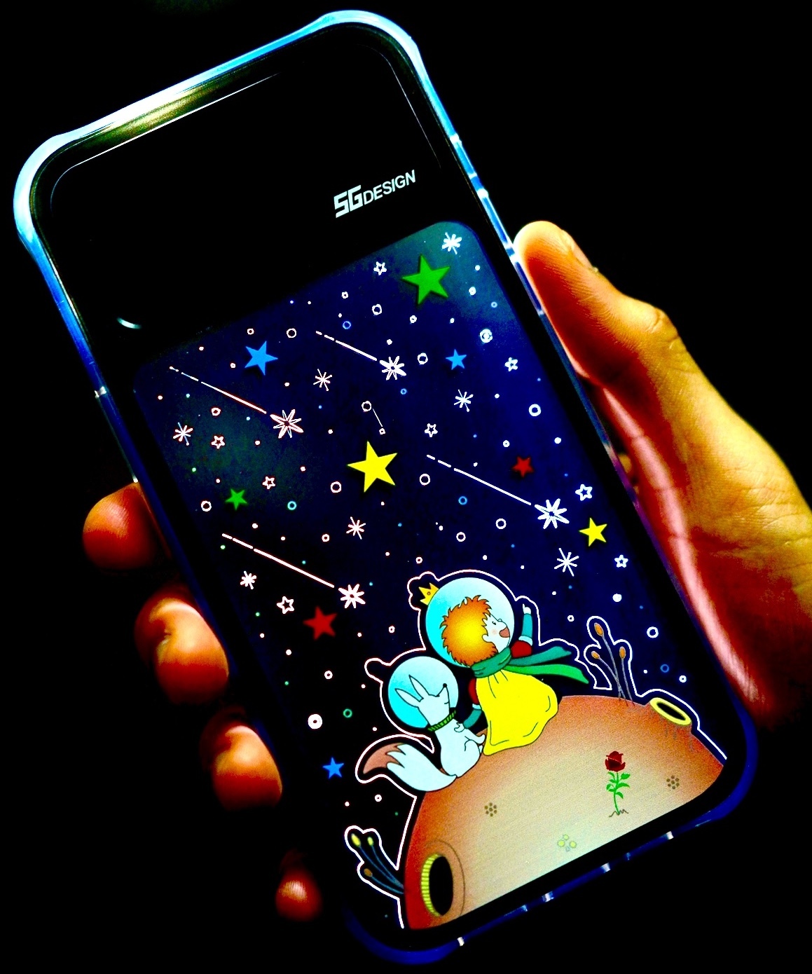iPhone 12 SG Design Light Up Case Little Prince Series