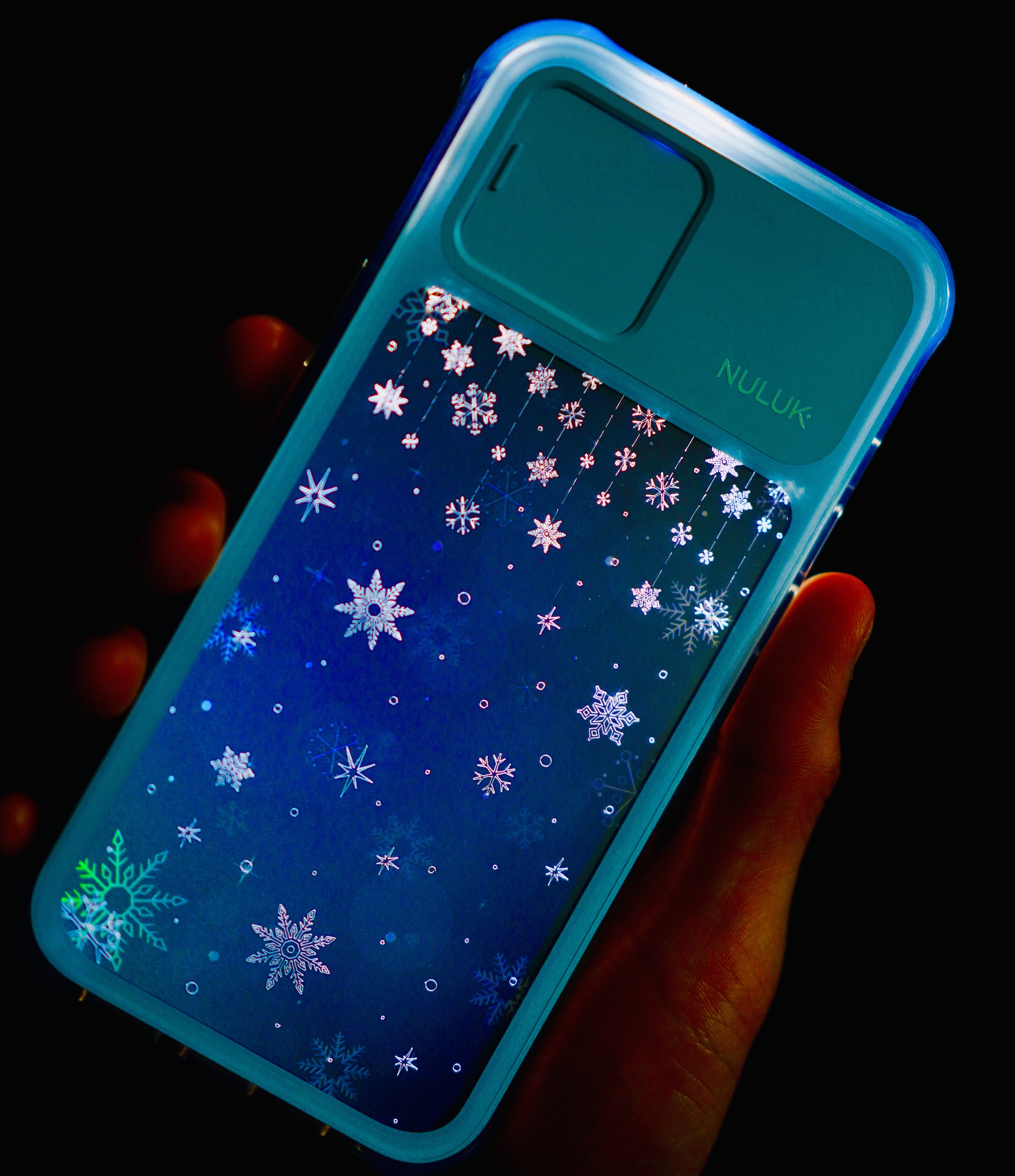 iPhone 12 SG Design Light Up Case Snow BB