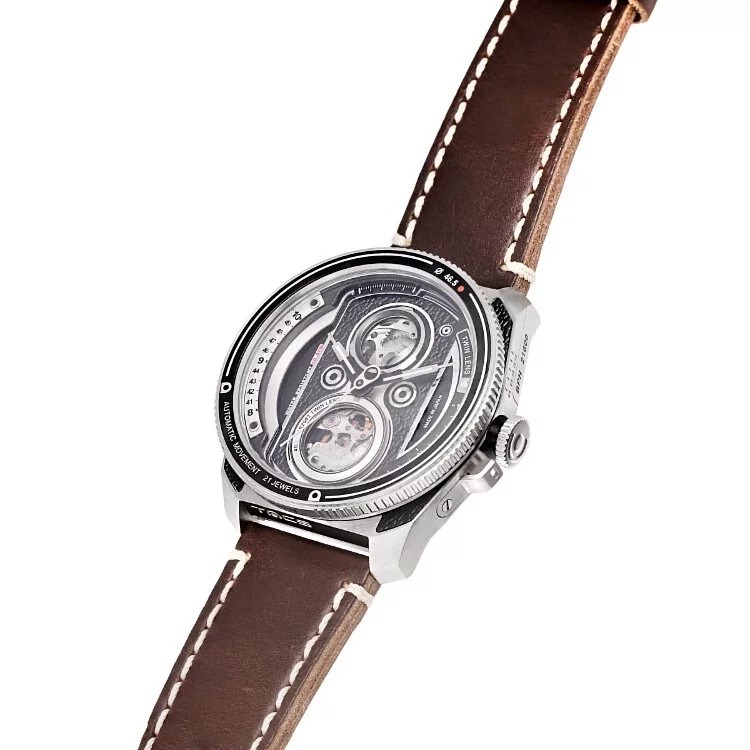 Automatic Twin Lens (Leather Strap)