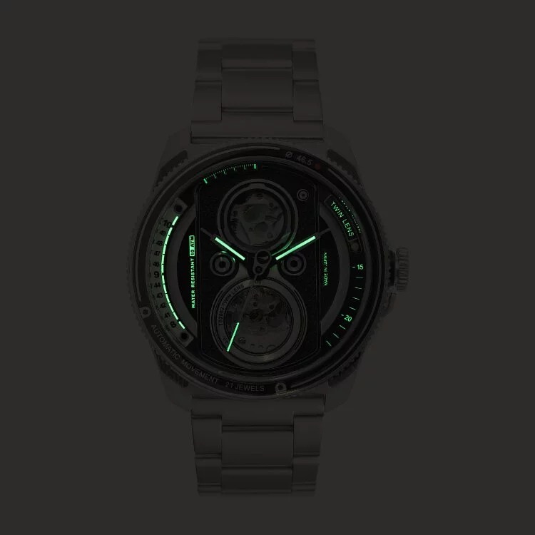 Automatic Twin Lens (Metal Bracelet)