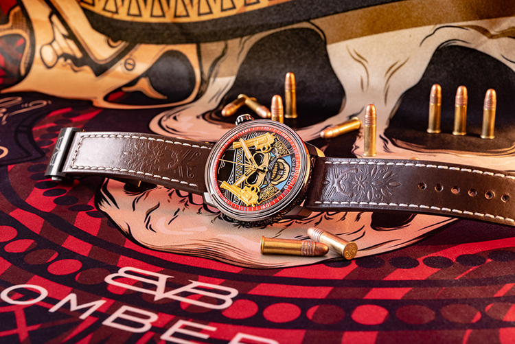 BB-01 自動機械系列 雙槍骷髏自動大三針