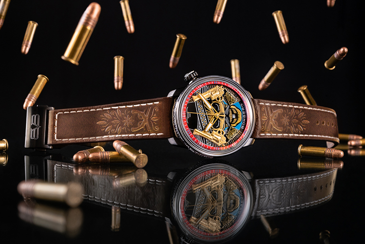 BB-01 自動機械系列 雙槍骷髏自動大三針