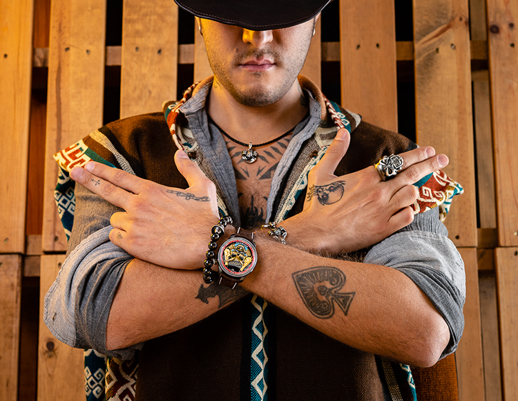 BB-01 自動機械系列 雙槍骷髏自動大三針