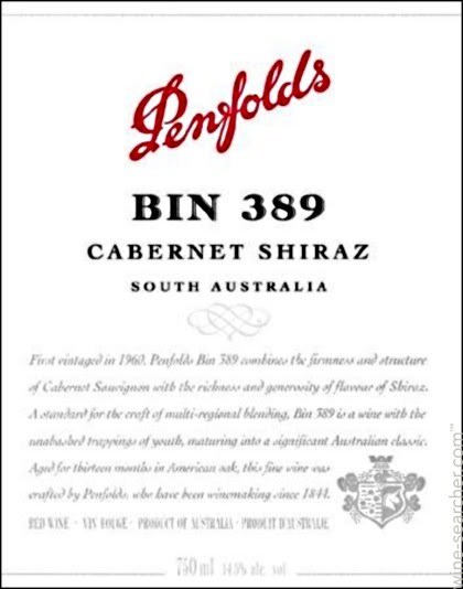 Penfolds Bin 389 Cabernet Shiraz 2023 (RP95)