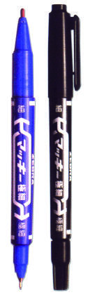 斑馬牌 雙頭油性筆